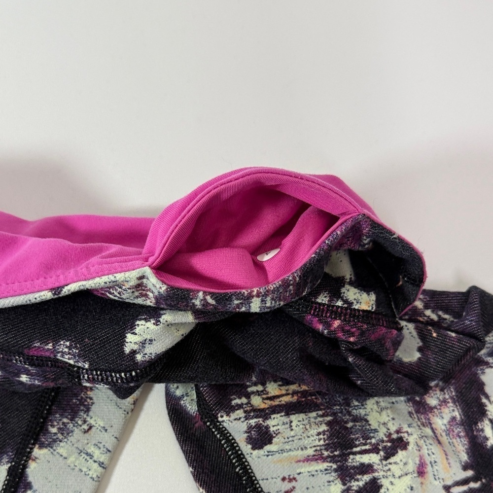 Lululemon Wunder Under Pant Leggings Kara Blossom Multi size 4 - Picture 6 of 11